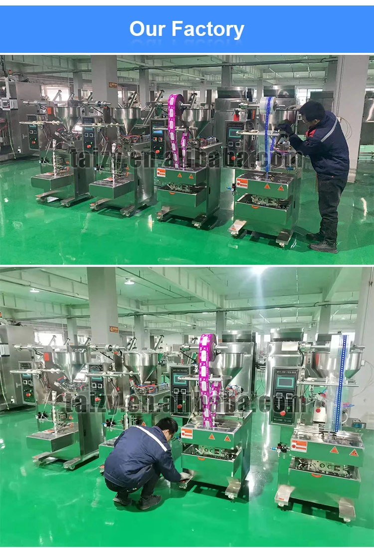 Vertical Salad Peanut Paste Filling Viscous Liquid Bag Pack Packaging Machine