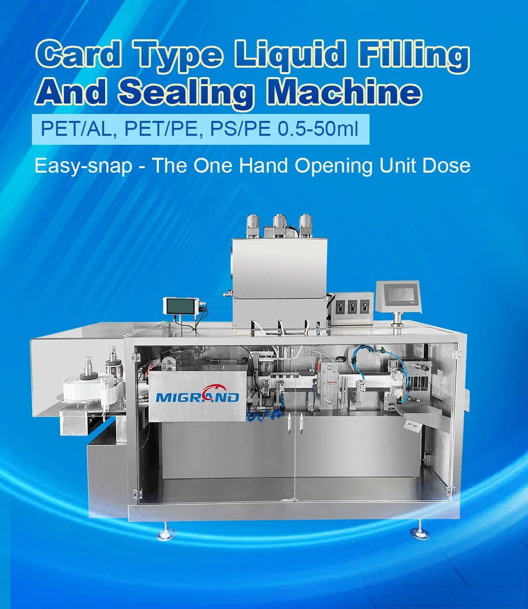 Fully Automatic Card Type Folding Sachet Thermoform Fill Seal Pack Machine