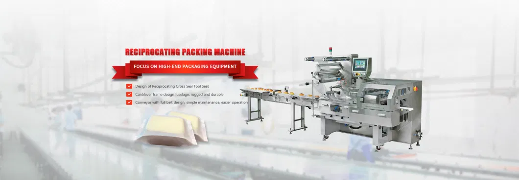 60-120bags/Min Baking Products, Frozen Food, Bread and Cakes, B Packing Servo Packaging Machine