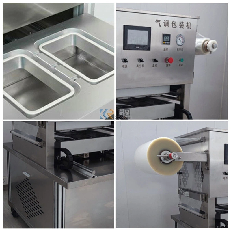 Vacuum Skin Packaging Machine Nitrogen Food Packaging Machine Food Tray Sealing Machine for Dry Tofu Fruit Egg Sealing Machine