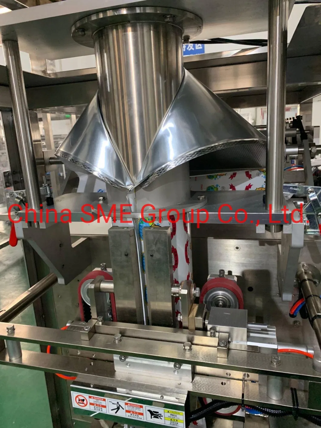 Automatic Vffs Multihead Weigher Caramel Candy Toffee Taffy Pillow Bag Packing Machine