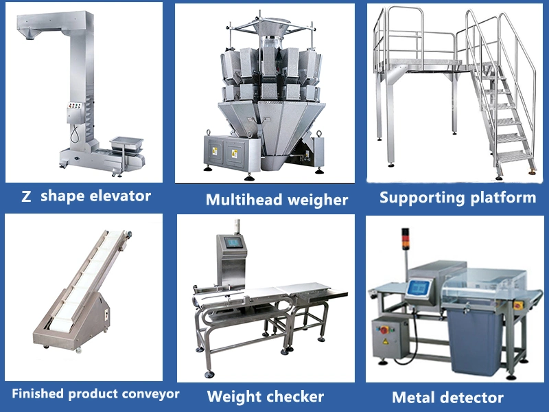 Automatic Vffs Cheese Pasta Noodles Packaging Machine Dog Cat Pet Food Puffs Snack Gummy Candy French Fries Cheetos Groundnut Potato Chips Packing Machine