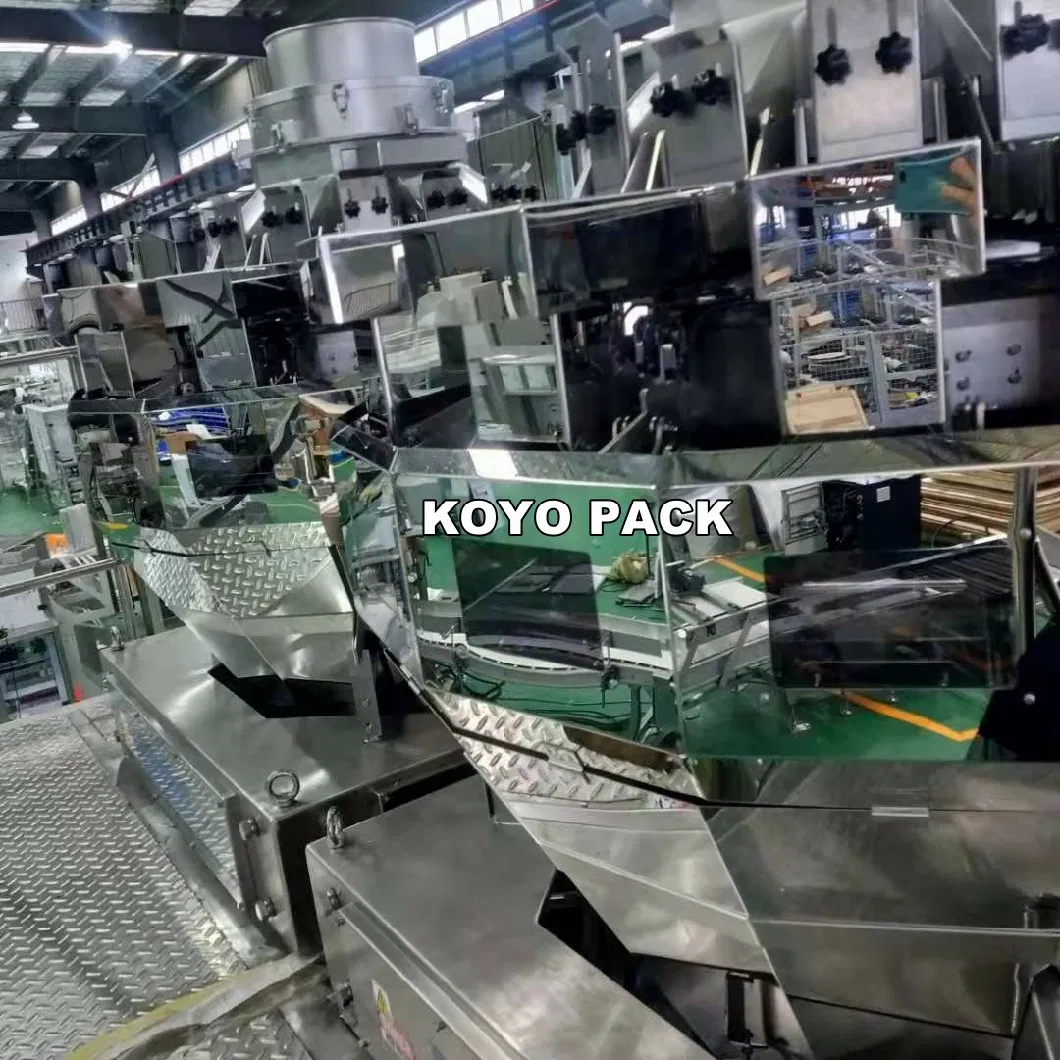 Automatic Fried Food Pouch Continuous Bagging Machine Bag Packaging Packing Machine