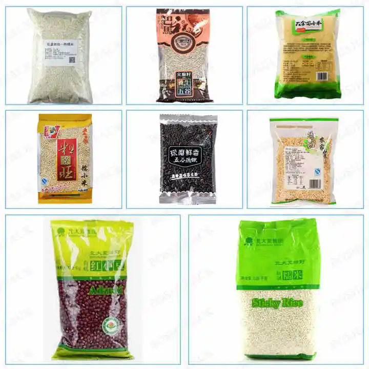 1 Kg 2kg to 5kg Food Packaging Automatic Rice Bag Packing Sealing Machine