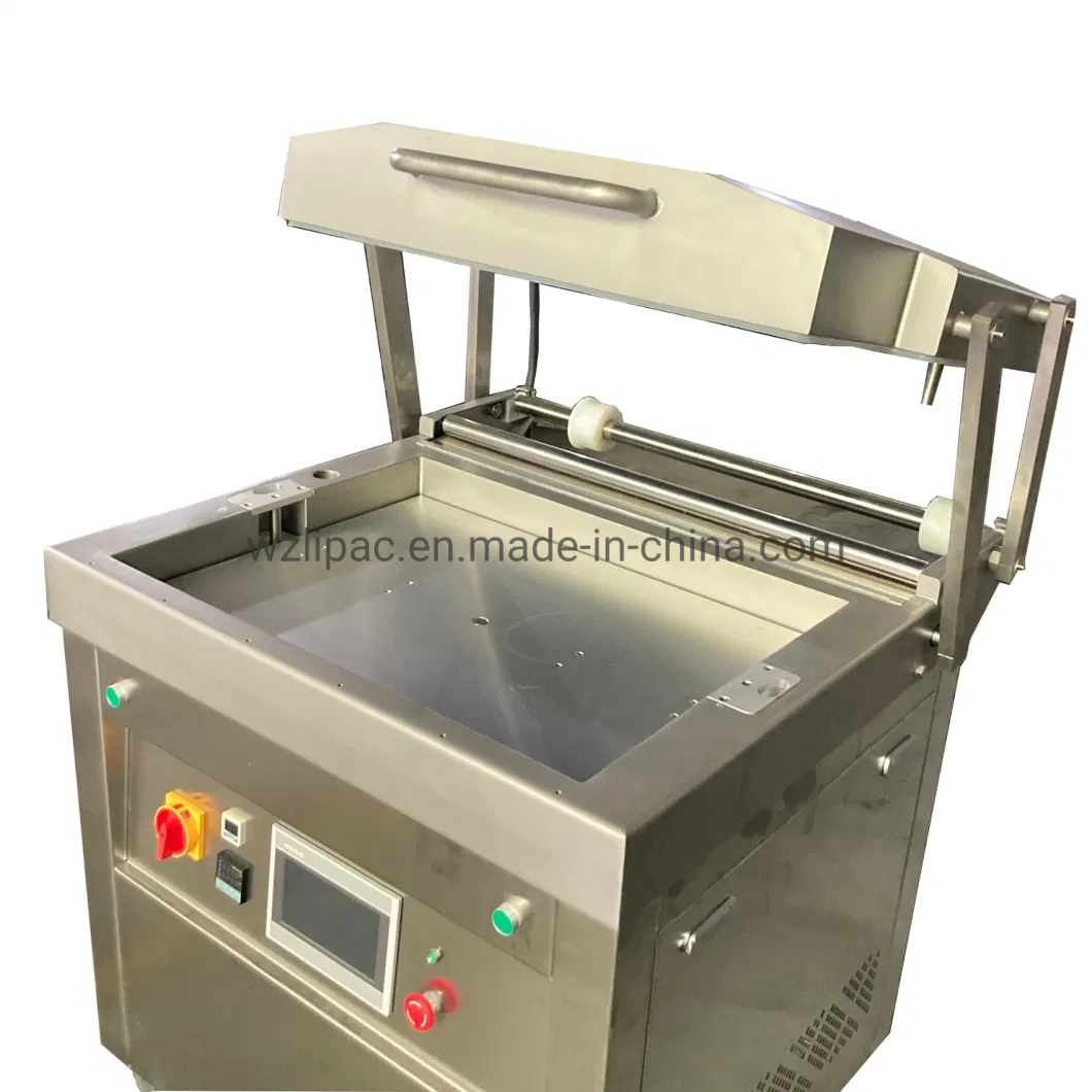 Food Grade Vacuum Skin Pack Machine for Seafood Salmon Shrimp Durian Beef Chicken