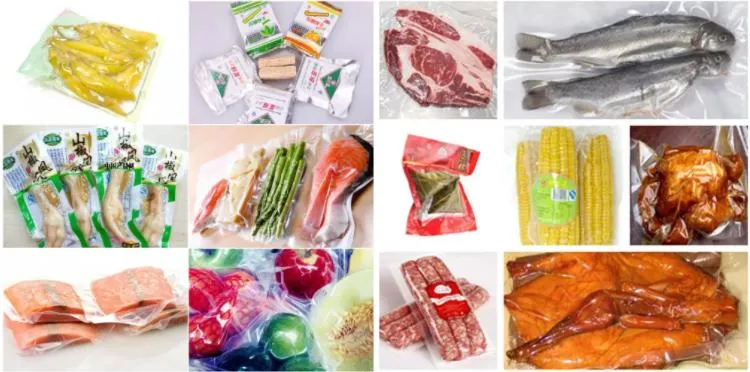 Cheese Seafood Vacuum Thermoforming Packing Machine Sausage Chicken Meat Packaging Machinery