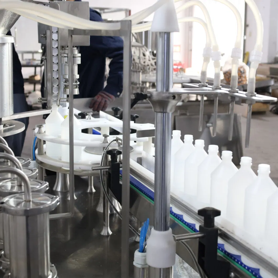 China Made Automatic Multi-Head Alcohol Hand Soap Skin Care Oil Filling and Capping Packaging Machine