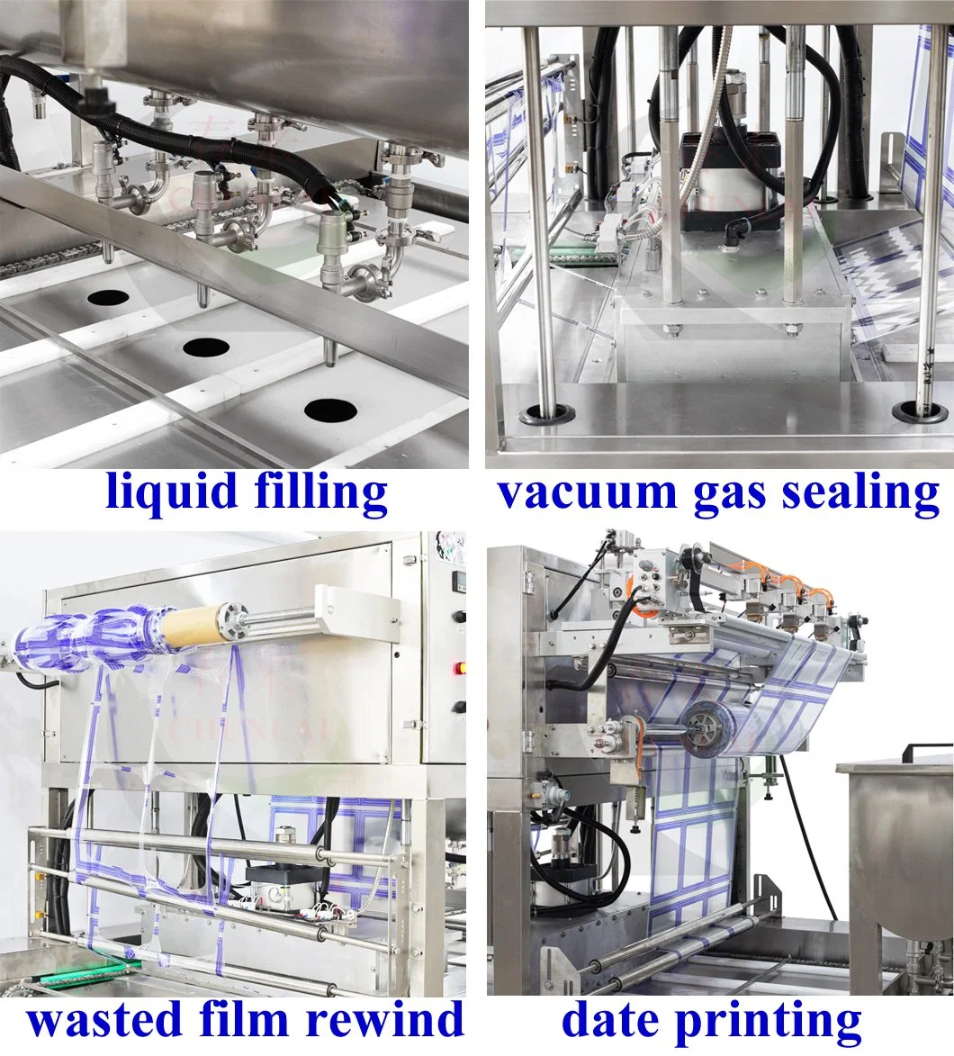 Linear Modified Atmosphere Map Packaging Machine for Fruits/Vegetables/Meat/Chicken