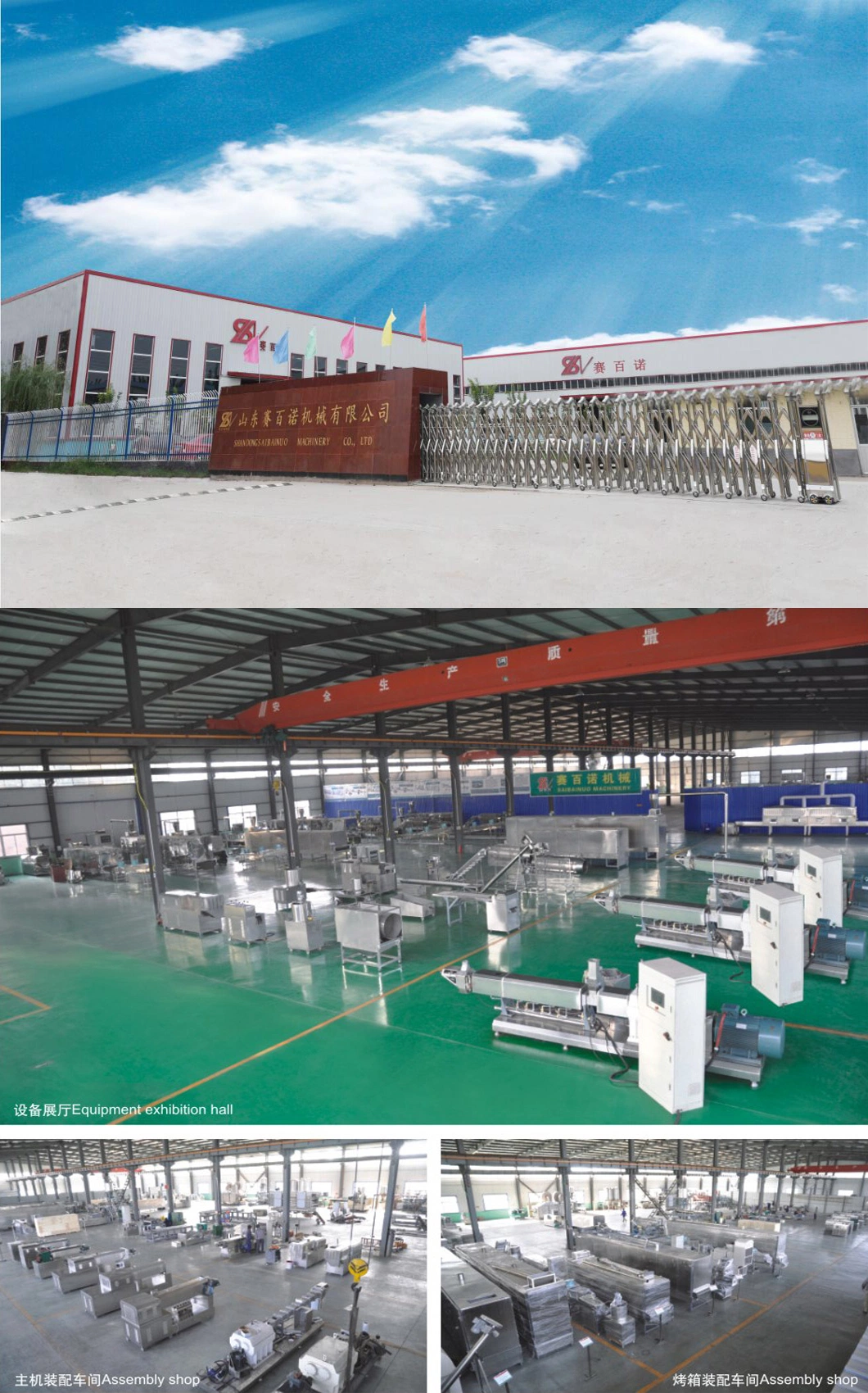 Soya Meal and Protein Food Extruder Machinery with Packing Machine