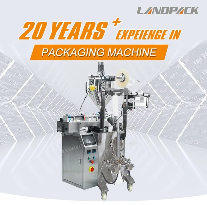 Landpack Ld-320L Automatic Peanut Butter Tomato Ginger Garlic Paste Packing Machinery Machine