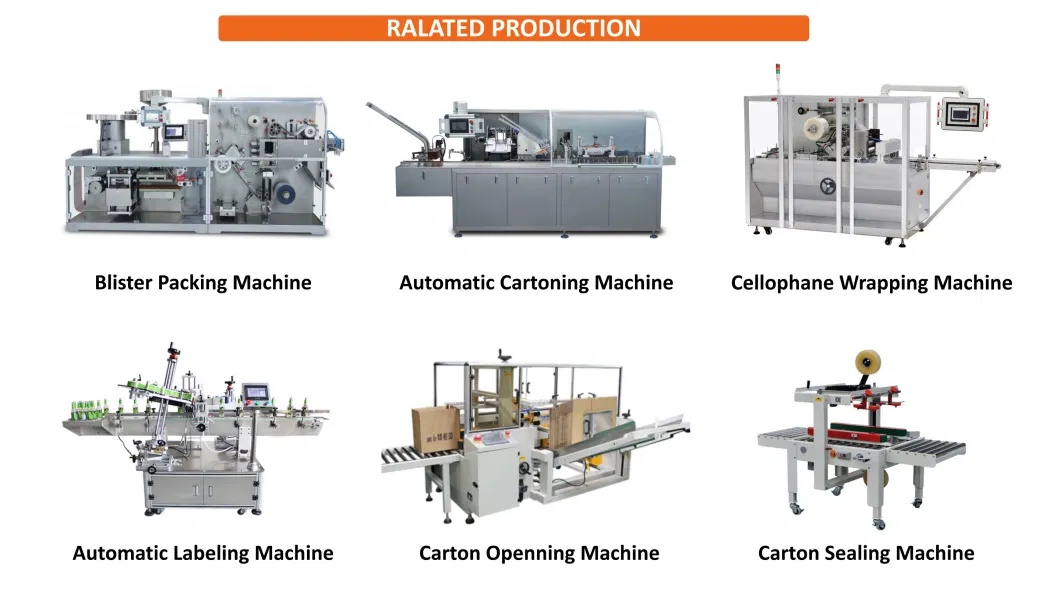 Food Industry Instant Noodle Pizza Coffee Tea Chocolate Carton Box POF Film Heat Shrink Wrapping Packaging Machine