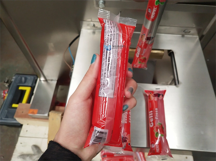 Wb-330y Low Price Automatic Ice Sucker Popsicle Filling Packaging Machine Ice Pop Ice Candy Packing Machine