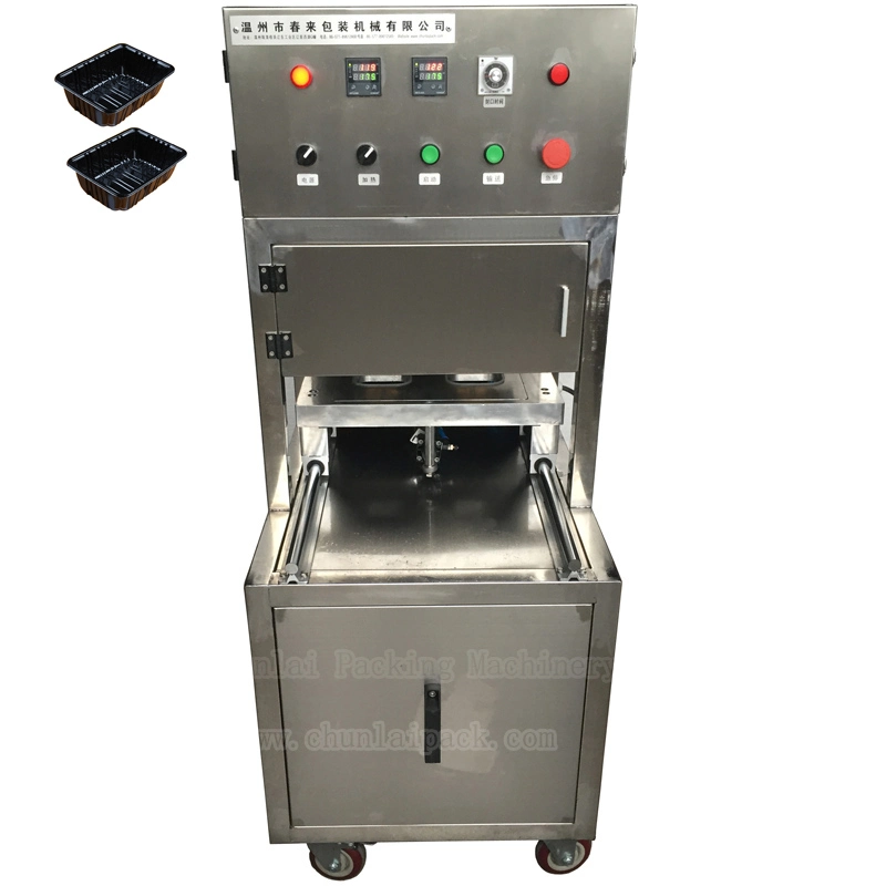 Stainless Steel Automatic Food Meat Map Tray Sealing Machine Equipment