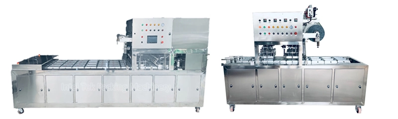 Food Vegetable Fruit Sandwich Chicken Ready Meal Bg Automatic Tray Sealing Map Vacuum Nitrogen Packing Machine