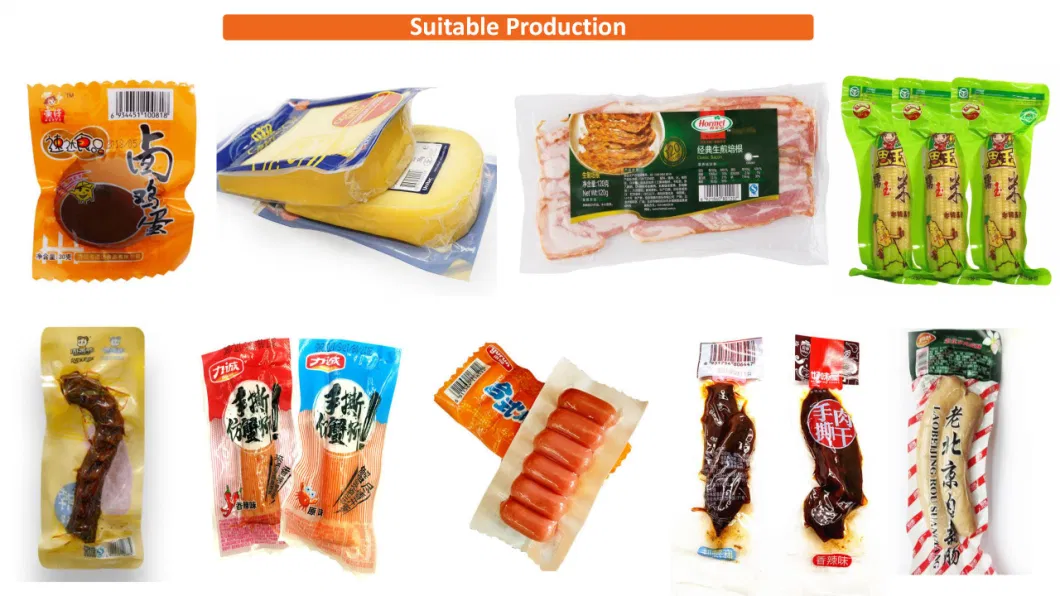 Foodstruff Fresh Meat Fish Beef Thermoforming Vacuum Skin Packaging Machine