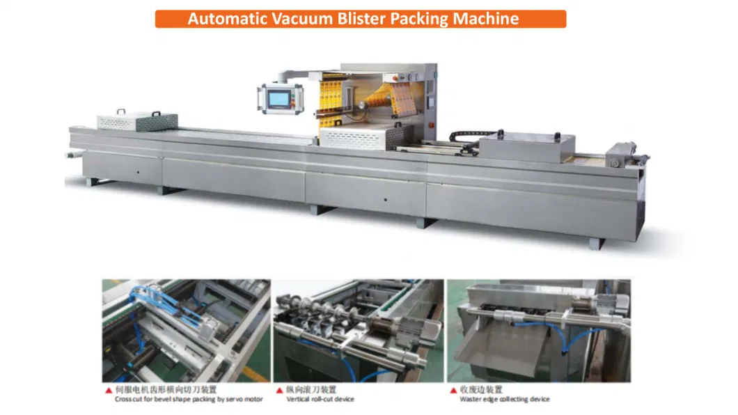 Automatic Brick Shape Container Thermoforming Machine Meat Modified Atmosphere Packaging