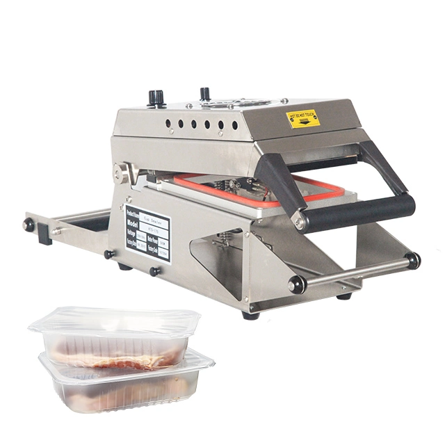 Hts-175 Hualian Food Box Heat Skin Pack Tray Sealer Sealing Machine