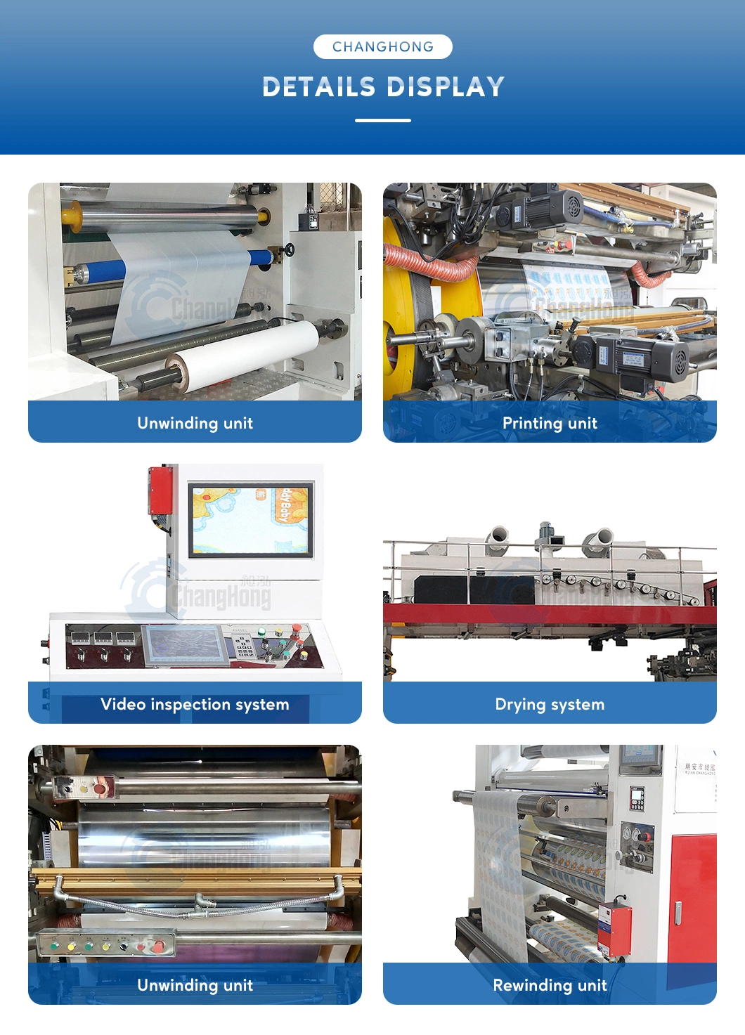 Dry Food Packaging Bagging Flexographic/Flexo Printing Machines for Sale