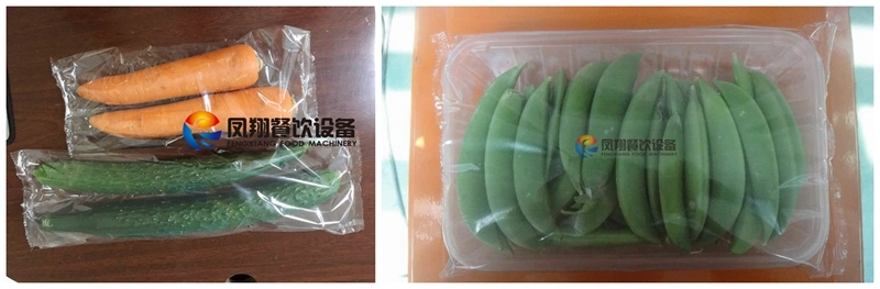 Vegetable Fruit Orange Lettuce Carrot Cucumber Weighting Flow Wrapping Shrink Packing Machine