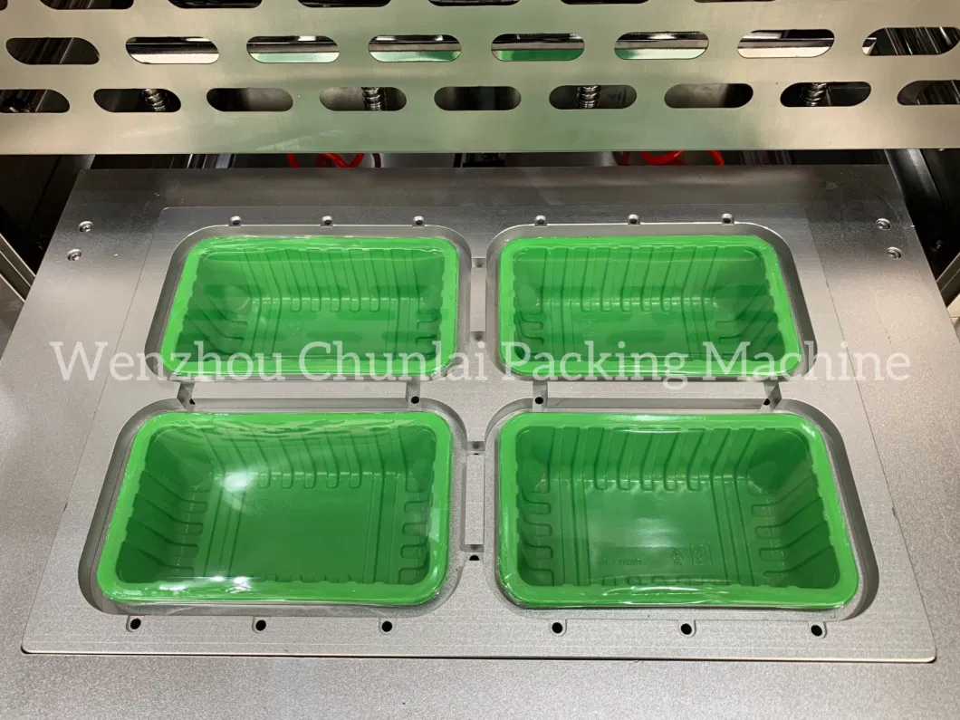 Cups, Trays, Box Map Modified Atmosphere Packaging Machine Food Vegetable Fruit Sandwich