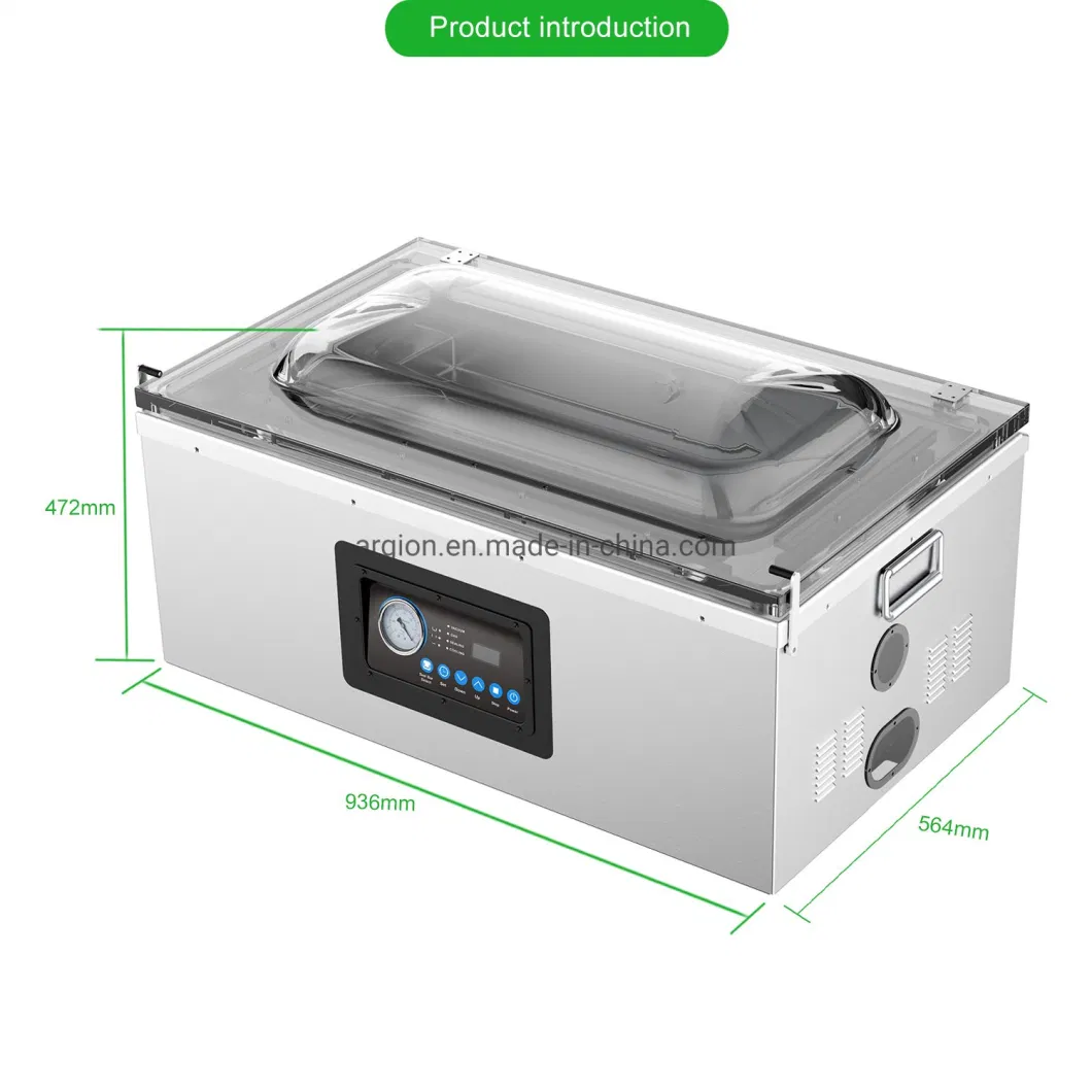 Restaurant Equipment Commercial Large Chamber Vacuum Packing Machine with 3PCS Seal Bar