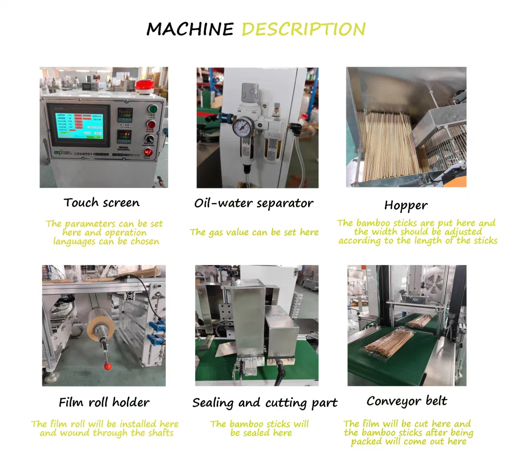Automatic Counting Packages Barbecue Meat Bamboo Stick Packaging Machine