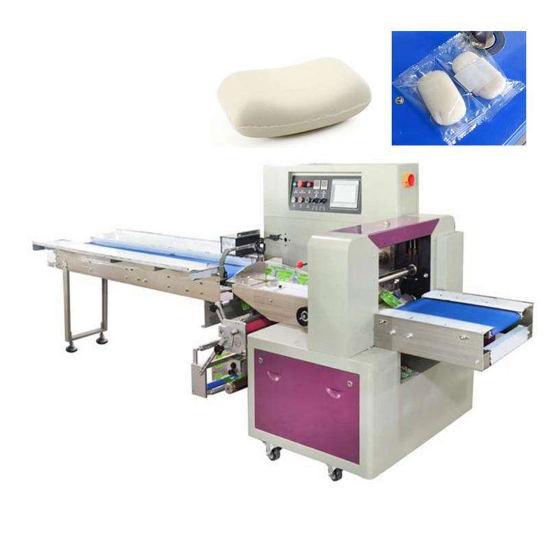 Horizontal Automatic Candy Bread Biscuit Film Cookie Chocolate Wrapping Machine