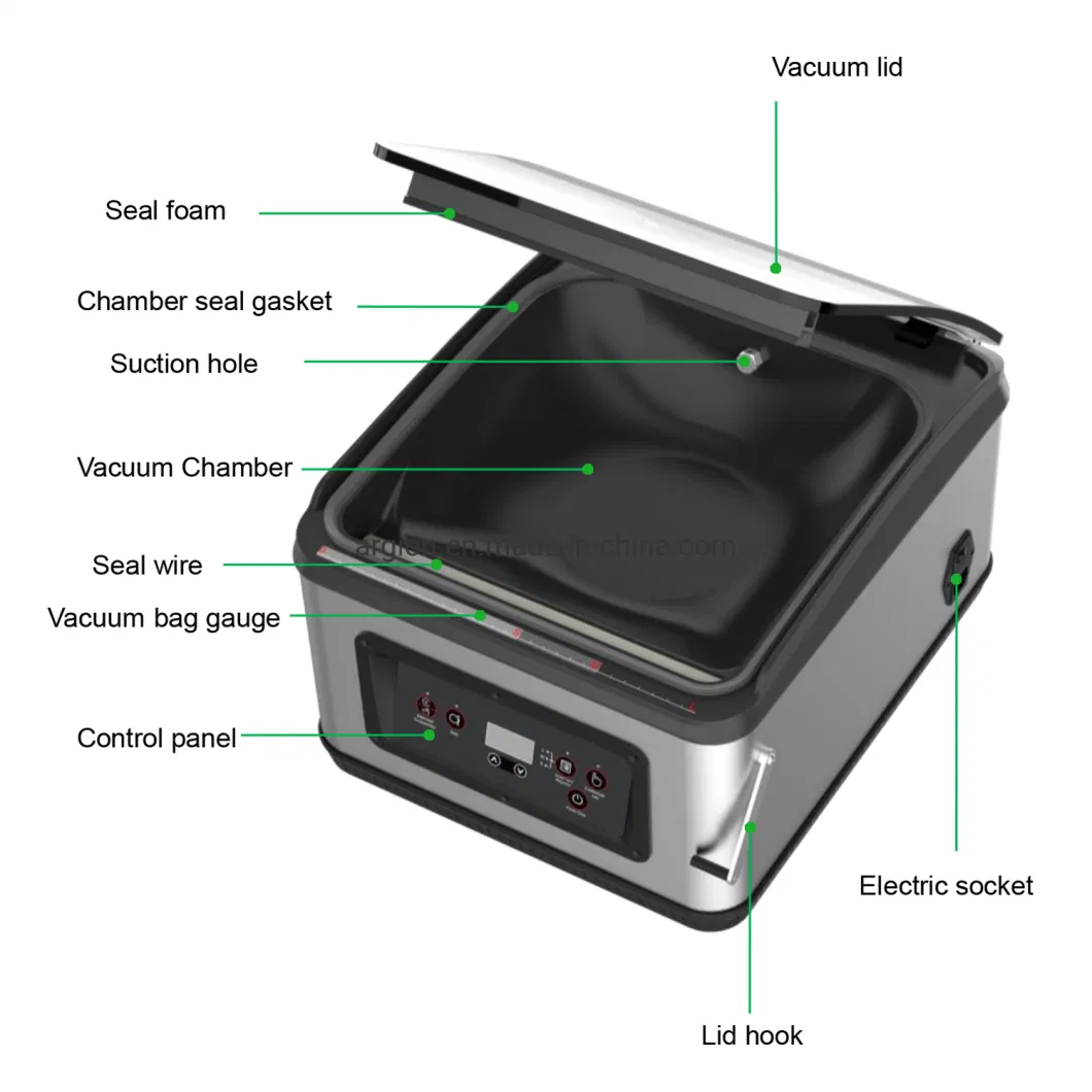 Kitchen Equipment Unique Design Table Top Food Package Vacuum Sealer with CE/RoHS