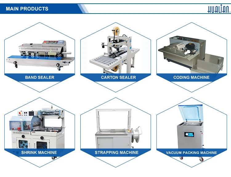 Hvt-240ts Hualian Small Size Food Meat Map Tray Sealer Vacuum Film Skin Thermoforming Packaging Sealing Machine