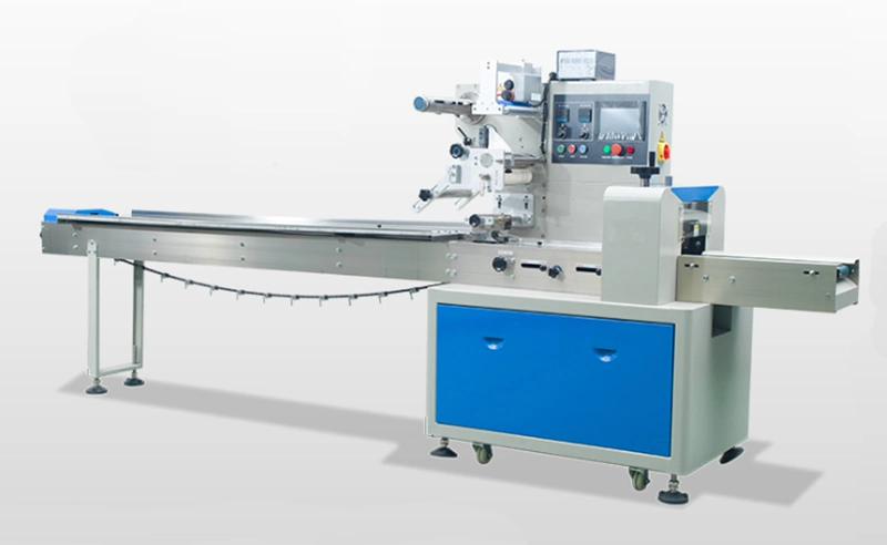 Automatic High Speed Pillow Frozen Fruit Tray and Vegetable Vacuum Packaging Mango Lemon Orange Apple Fruit Packing Machine