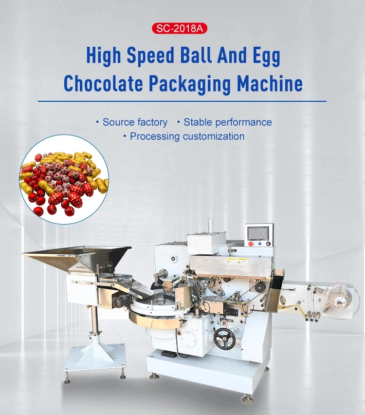 Good Shanghai Cheap Fully Automatic Small Chocolate Cookie Egg Food Packaging Machinery