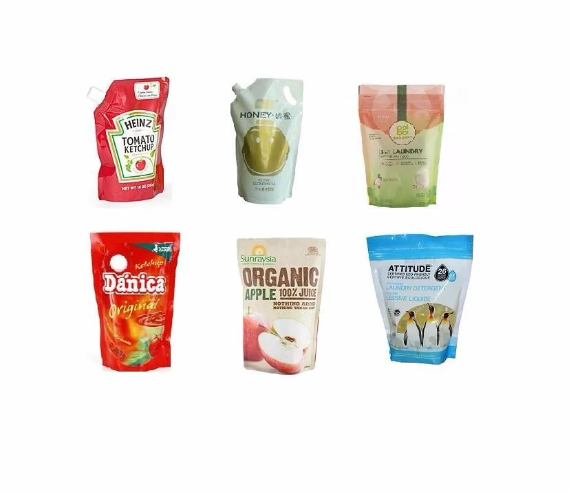 Automatic Sachet Ketchup Liquid Water Oil Honey Seasoning Spice Sauce Pouch Paste Food Packaging/Packing Machine