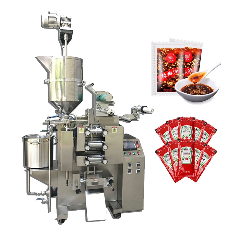 Automatic Mayonnaise Sachet Water Ketchup Soil Salad Tomato Sauce Paste Packaging Machine