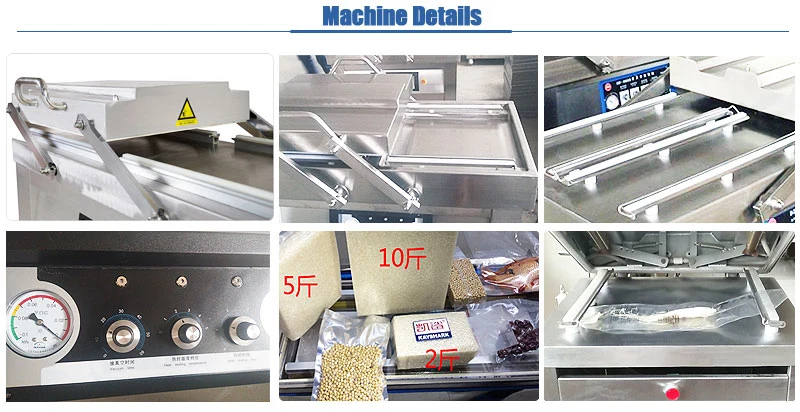 High Speed Food Meat Dry Fish Garlic Nuts Vacuum Packing Machine for Restaurant Use