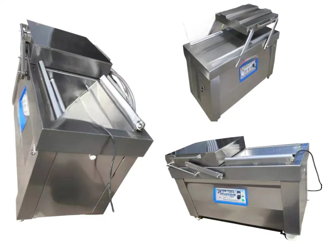 Heavy Double-Chamber Vacuum Packaging Machine Equipment Is Used to Seal Food in a Vacuum State Suitable for Liquid\Solid\Powder