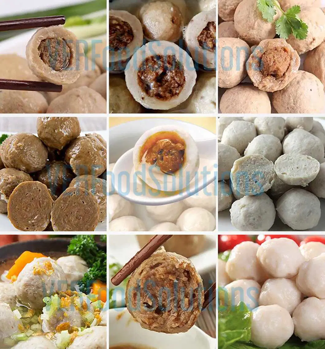 Stuffed Fish/Pork/Mutton/Beef Meatball Making Forming Machine with Diameter 28mm-36mm