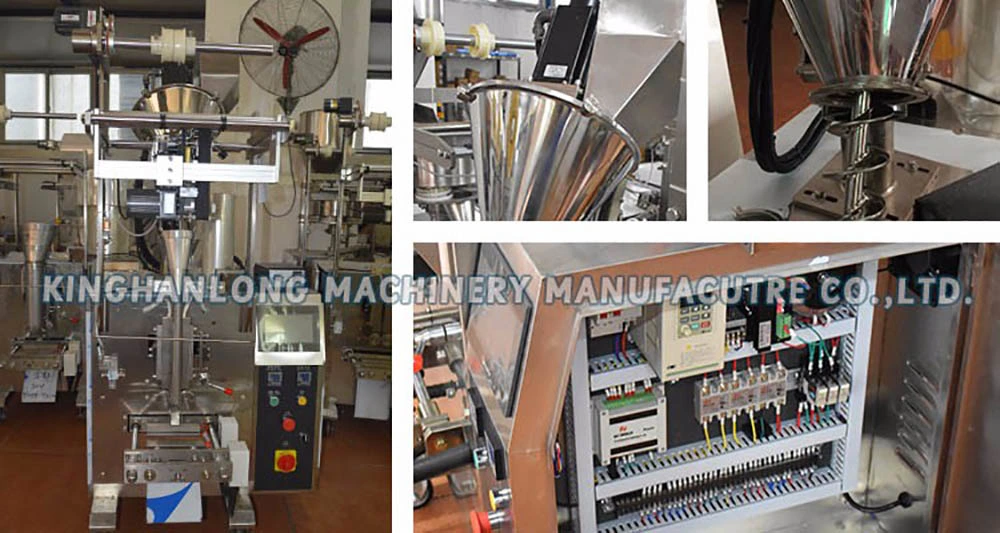 Automatic Vertical Auger Filler Matcha Tea Protein Powder Milk Powder Chili Spices Soup Seasoning Powder Sachet Packaging Packing Filling Machine