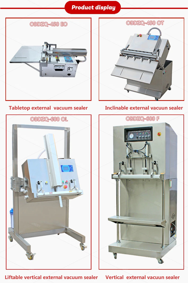 Popular Rice Vacuum Packing Machine Vertical External Vacuum Sealer