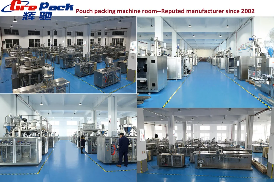 Automatic Horizontal Fruit/Vegetable/Drip Coffee Food Powder Granule Sachet Filling Packaging Packing Sealing Film Wrapping Machine for Doypack Bag