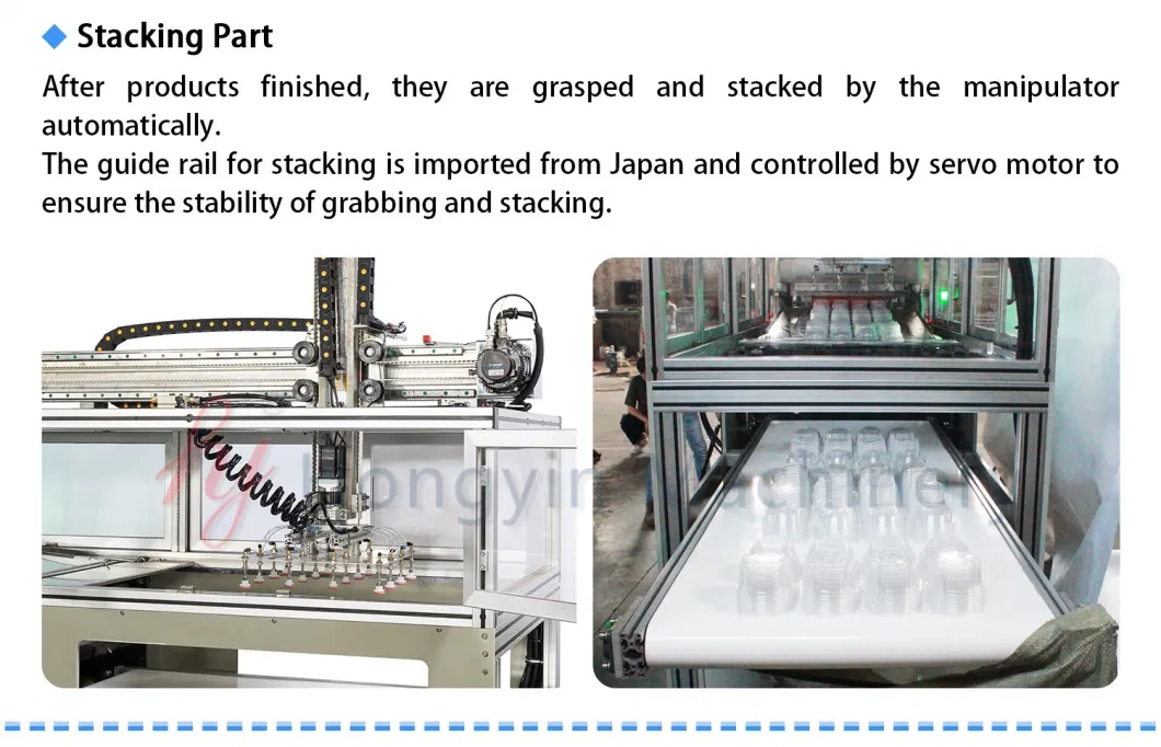 Fully Automatic Plastic Machine for Bakery Tray Thermoformer Pet Packaging Thermoforming Machine