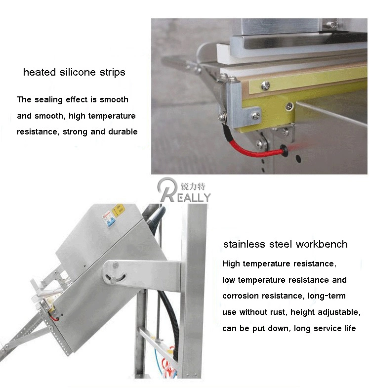 Vacuum Packaging Machine Meat Rich Electric Plastic Bag Food Sealer Pneumatic Dry Wet Pumping Packaging Machine