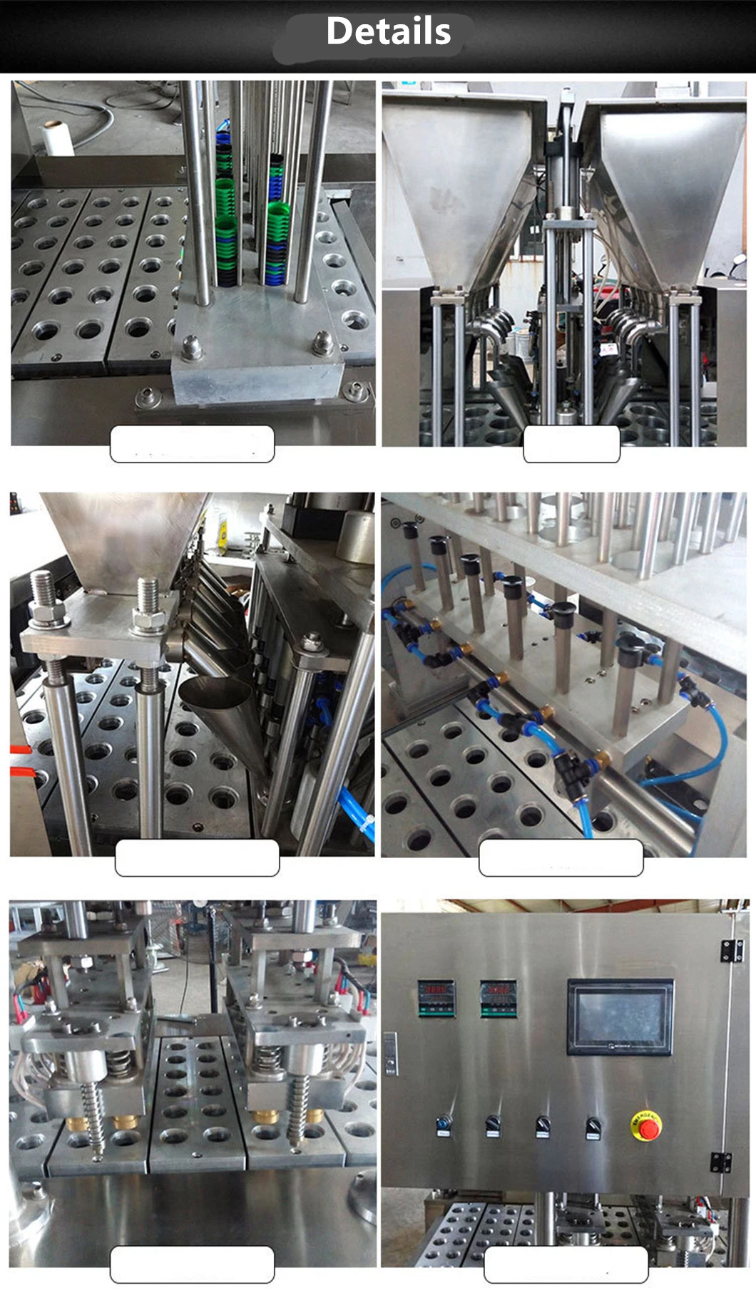 Automatic Tray/Cup Vacuum/Map/Nitrogen/Gas Filling Packing/Sealing Machine for Food/Meat/Fish/Fruit/Vegetable with Soup/Juice