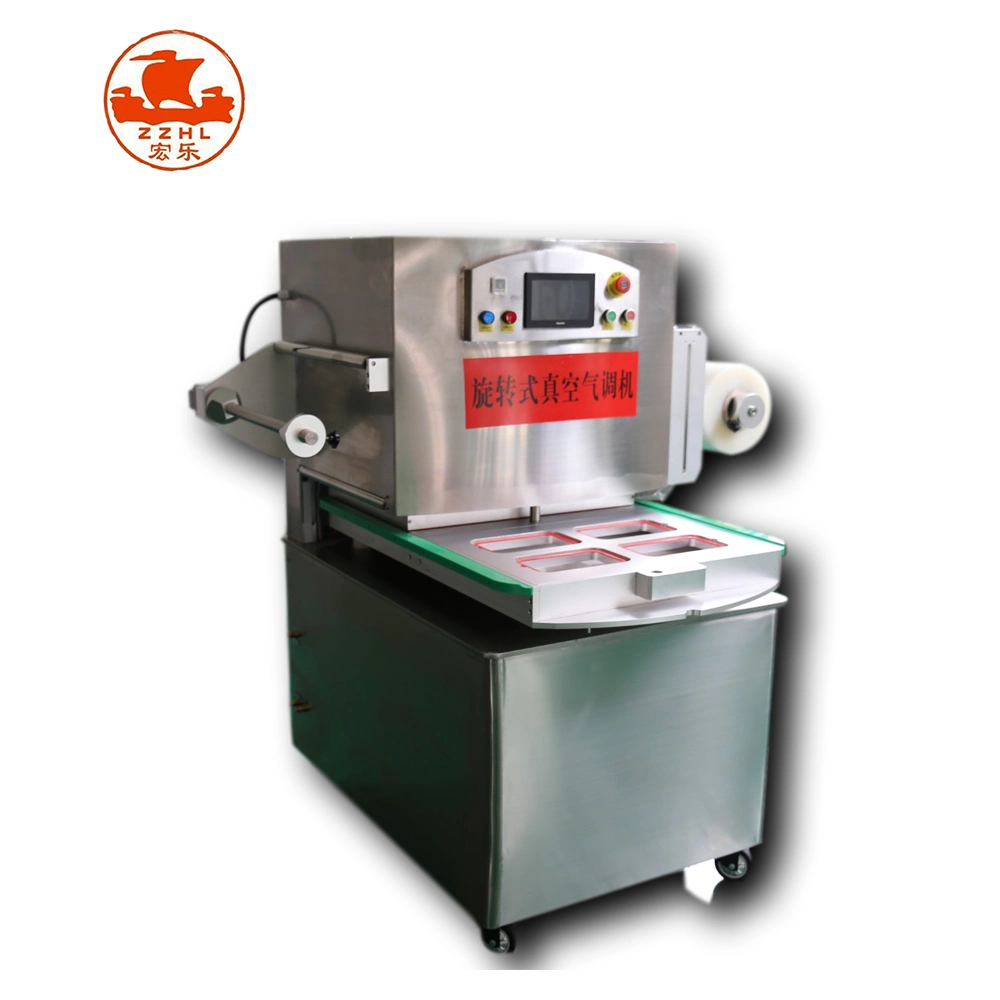 Automatic Meat Seafood Sandwich Vacuum Packing Food Tray Sealing Packaging Machine