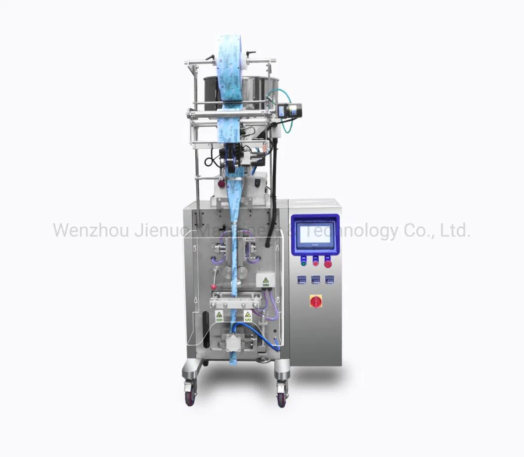 Jnv-80y Vertical 3 Side Seal Automatic Shampoo Mayonnaise Chocolate Liquid Filling Sachet Mustard Packing Machine