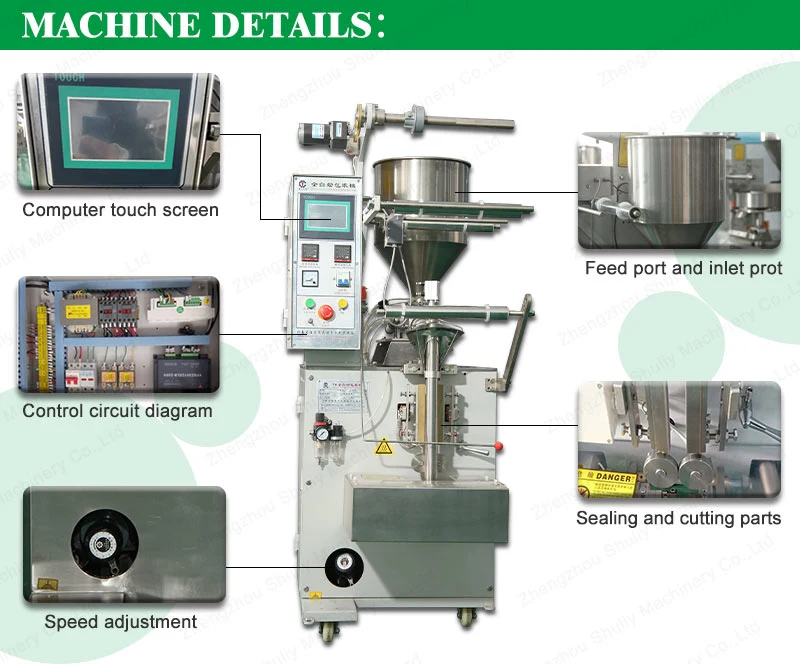 Automatic 60ml 4 Side Seal Shampoo Facial Cream Condiments Packaging Machine