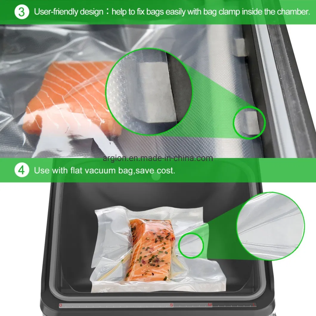 Kitchen Equipment Unique Design Table Top Food Package Vacuum Sealer with CE/RoHS