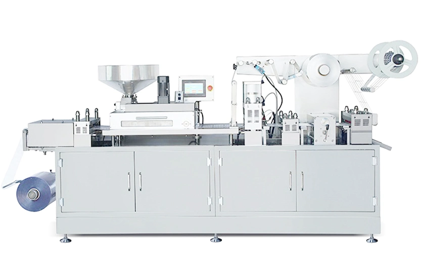 Automatic Alu PVC Foil Tablet Blister Packing Machine for Capsule, Pill, Toffee, Alcohol, Honey, Oil, Blister Packing Sealing Machine