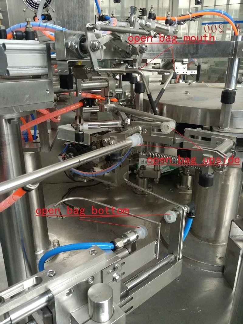 Koyo Automatic Standup Ziplock Bag Packing Machine for Packaging Jelly, Candy, Apple Chips, Dumpling, Small Cookie