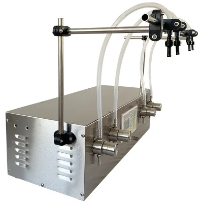 Resistencia a la corrosión Dovoll magnético de alta temperatura semiautomática de la bomba de agua de botella de plástico de la miel líquida Salsa de zumo de refresco, salsa de tomate Máquina de Llenado