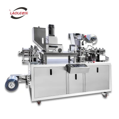 DPP-80 Tablet Cápsula de aluminio Prensa Blister leche de caramelo Tabletplana Embalaje Máquina